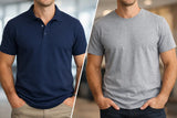 Camisa polo ou camiseta: qual vale mais?