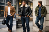 Combinações reais com jeans pesado que funcionam