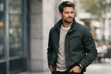 Jaqueta masculina casual sem erro