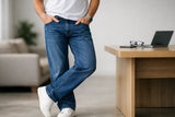Calça jeans masculina reta: como acertar