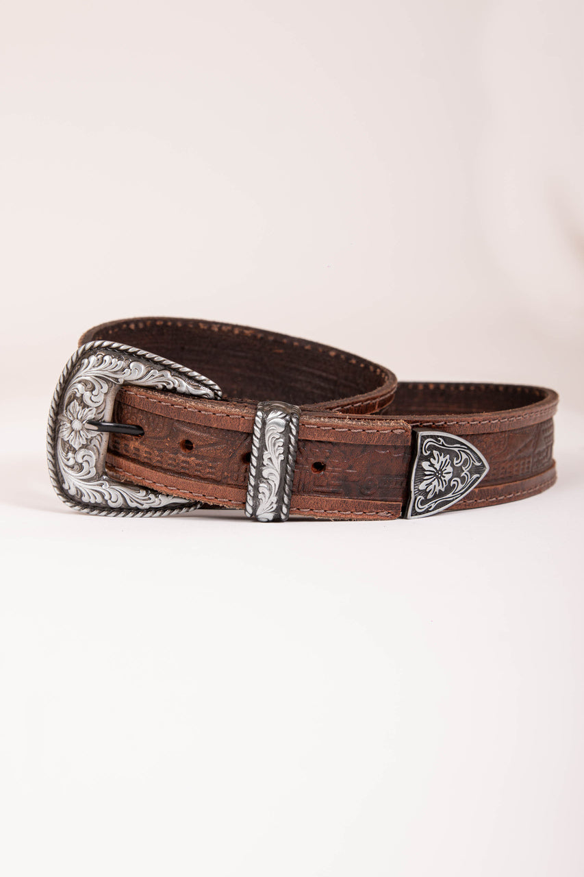 CINTO COURO FIVELA METAL 10077