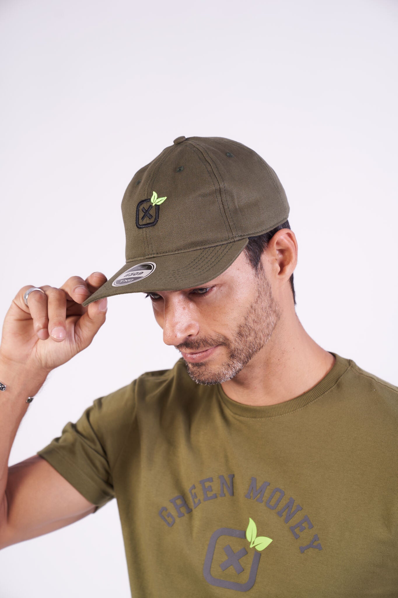 BONE HIGH STRAP SARJA BORDADO 120480C