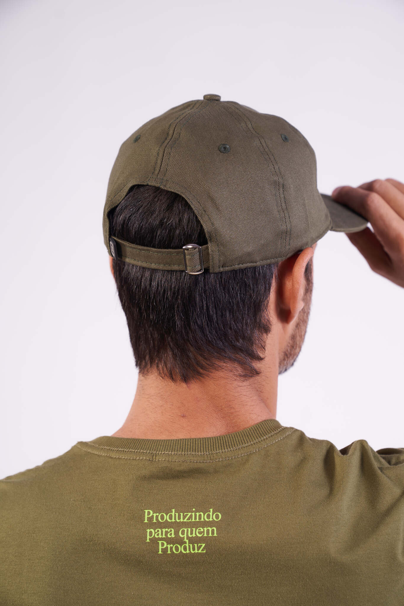 BONE HIGH STRAP SARJA BORDADO 120480C