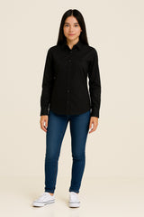 CAMISA SLIM TRICOLINE LISA BORDADA 12058Li INFANTIL