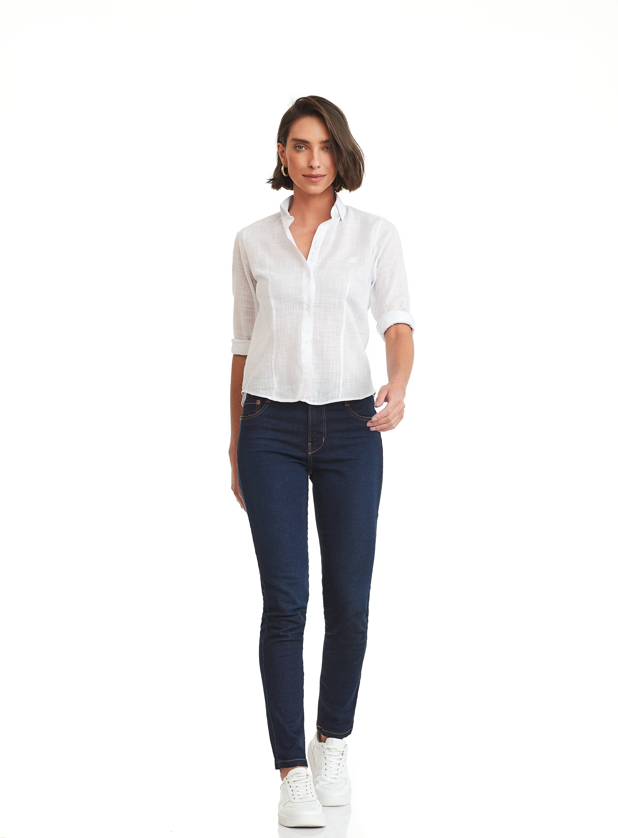 Camisa Feminina Lisa Extra - 12077L