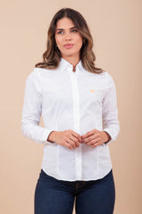 Camisa Feminina Básica Manga Longa | 12101L