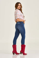 CAMISA OVERSIZED SARJA BORDADA 12281L