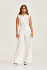 CAMISA SLIM VISCOSE BORDADA 12298C