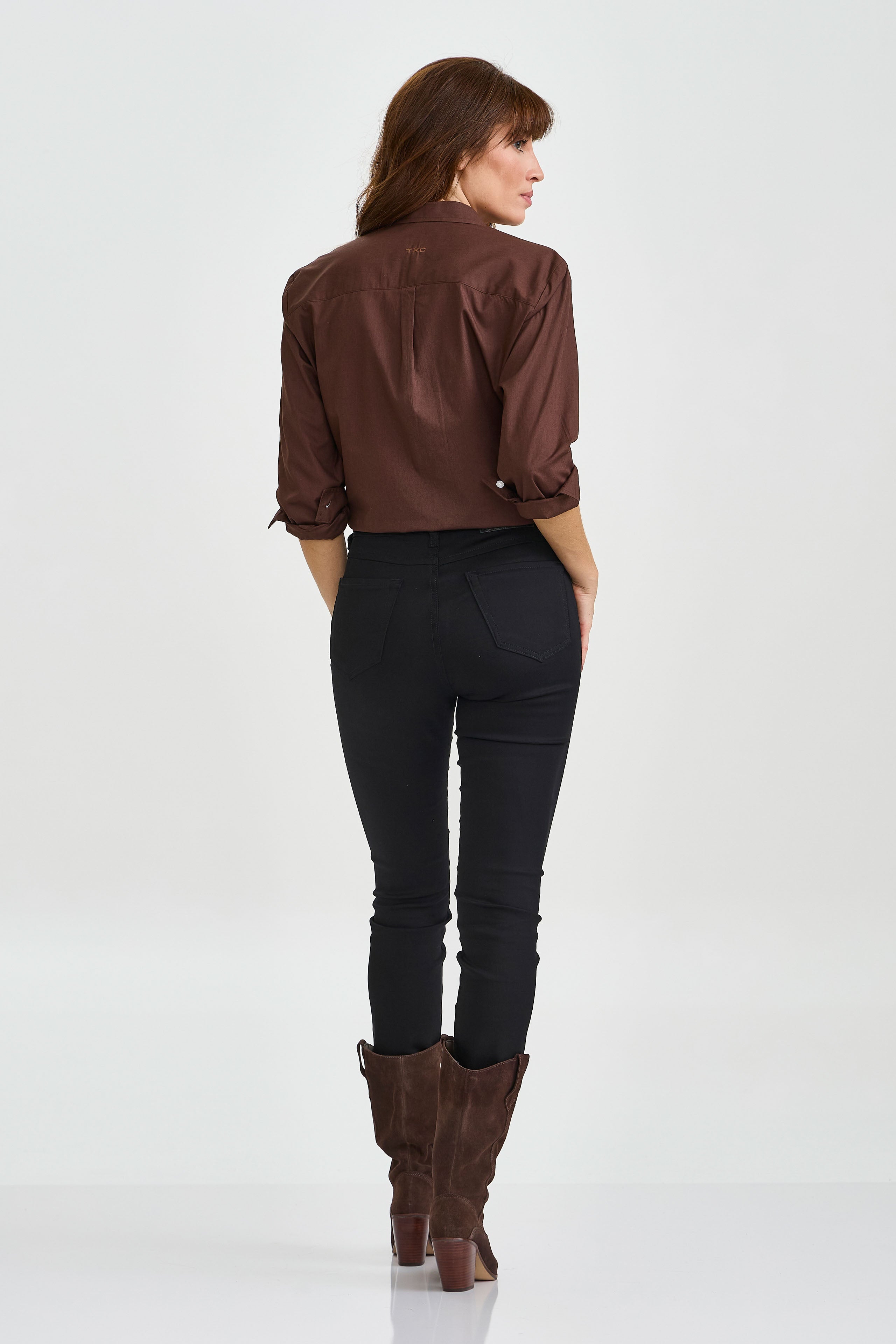 CAMISA OVERSIZED TRICOLINE BORDADA 12309L