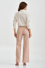 CAMISA CROPPED LINHO BORDADA 12316L