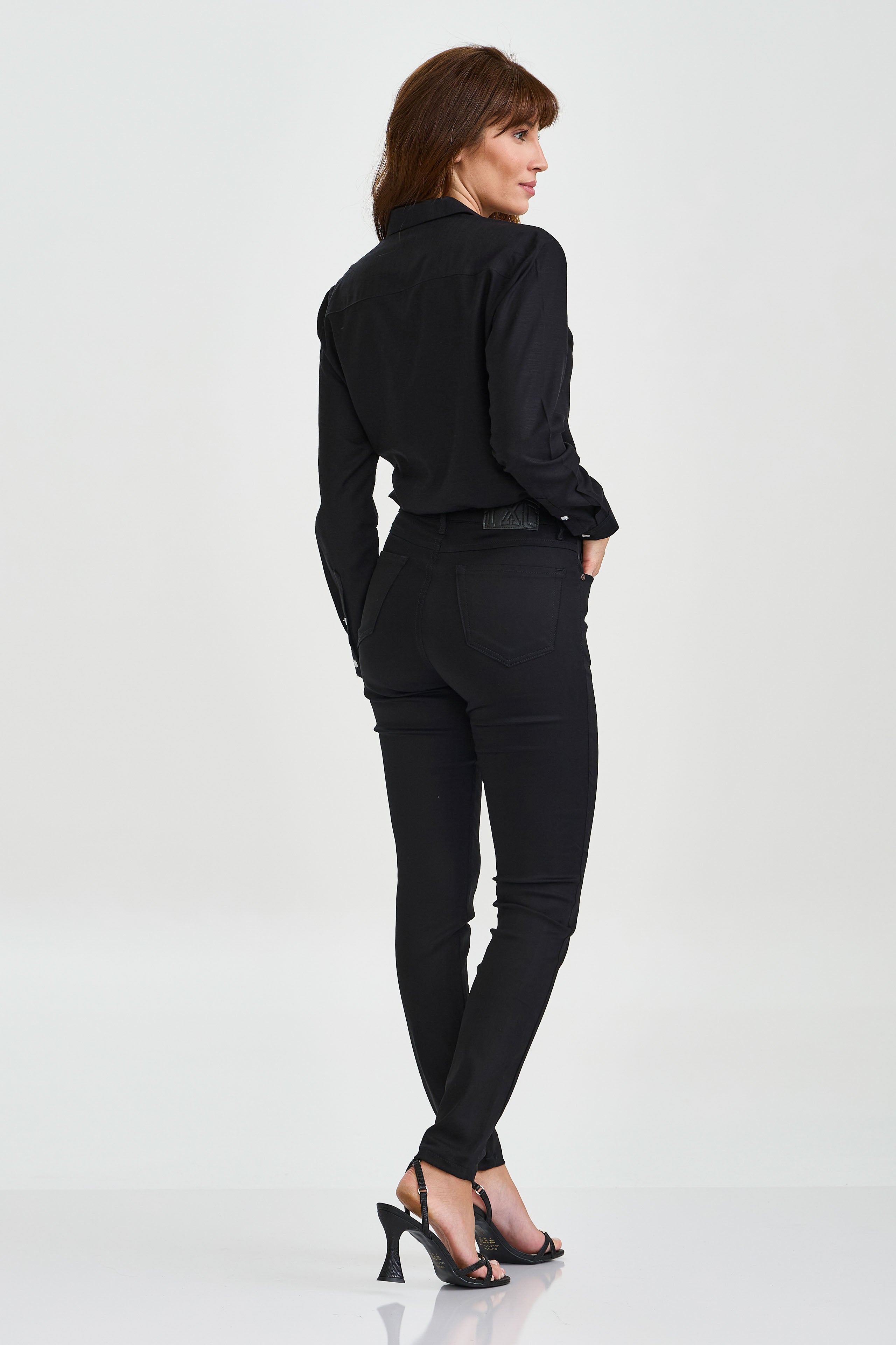 CAMISA CROPPED TAFETA PLAQUINHA 12317L