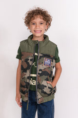 Colete Infantil Camuflado Custom X - 1502i