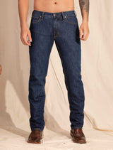 CALCA JEANS X1 STRAIGHT RIGID BORDADA 18019