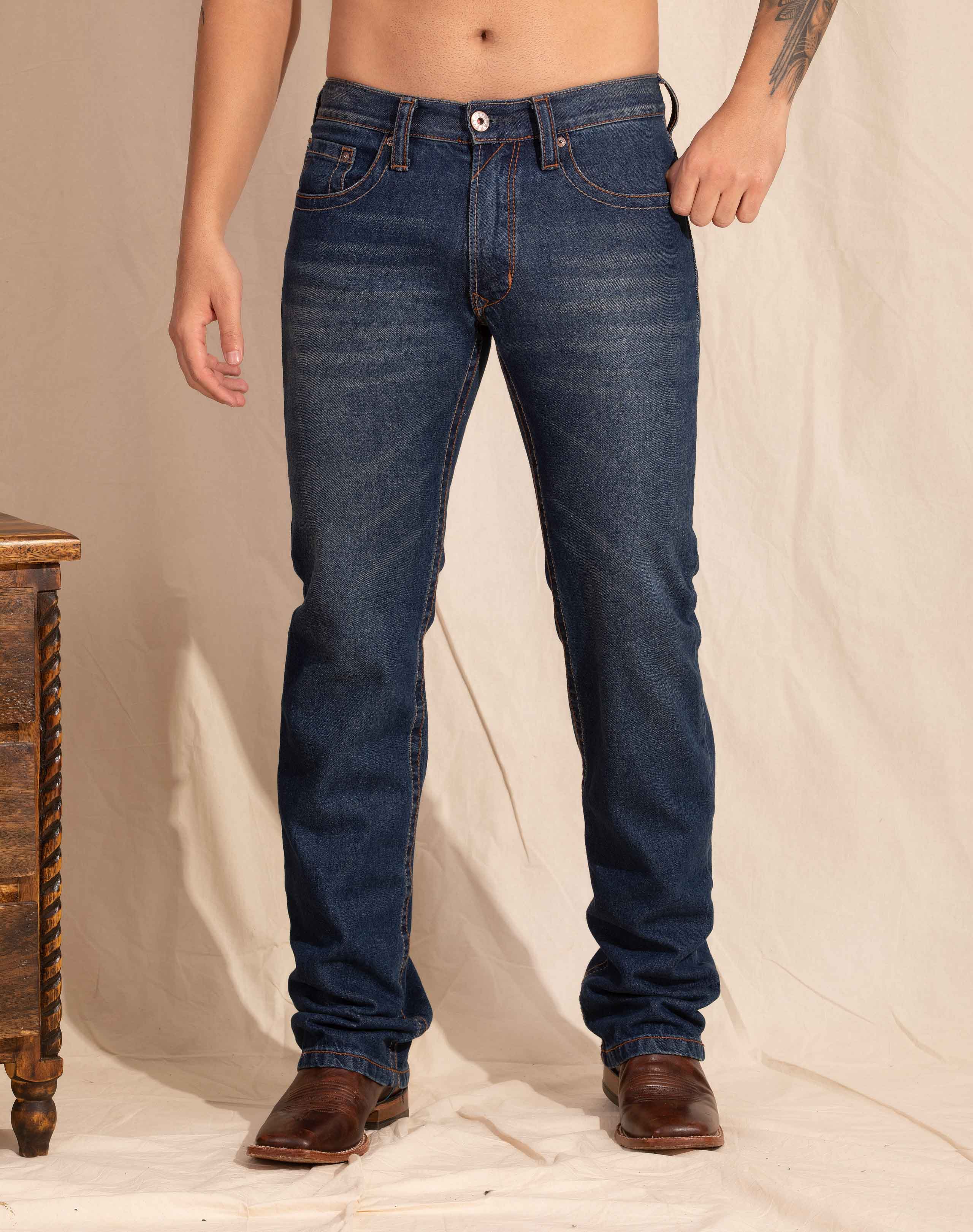 CALCA JEANS X3 RELAXED RIGID BORDADA 18026