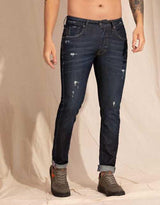 CALCA JEANS XS SLIM STRETCH BORDADA 18149