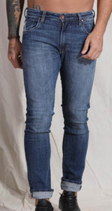 Calça custom slim denim 18166