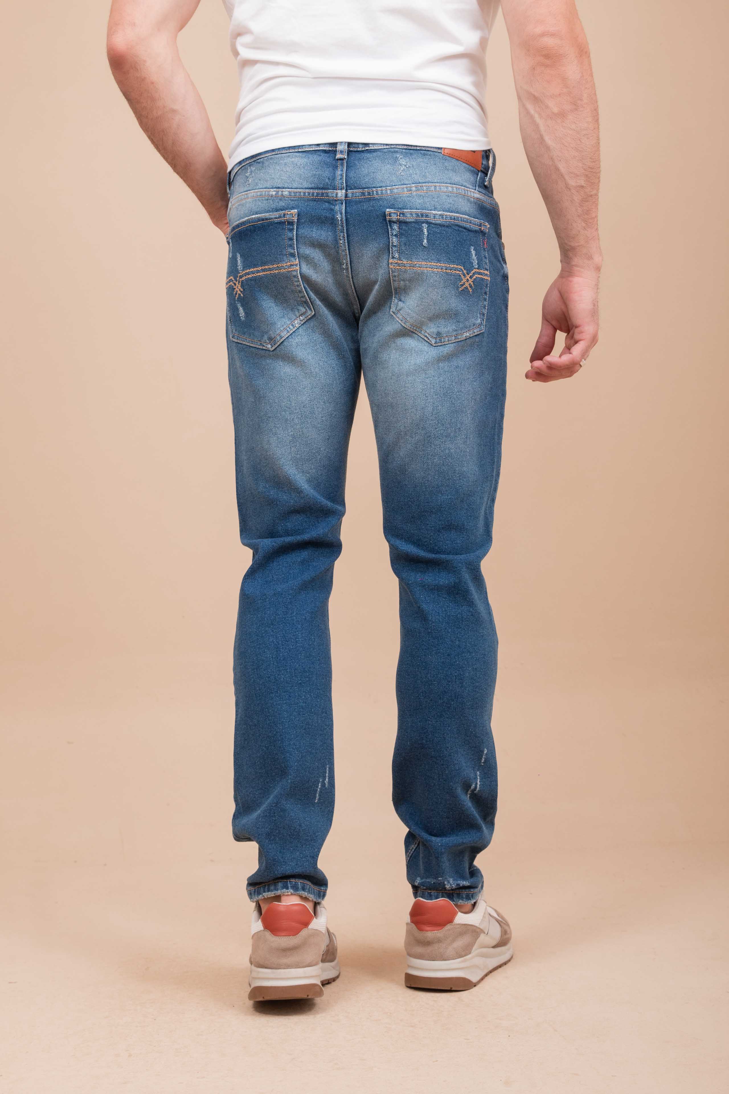 Calça Custom Slim Denim - 18174