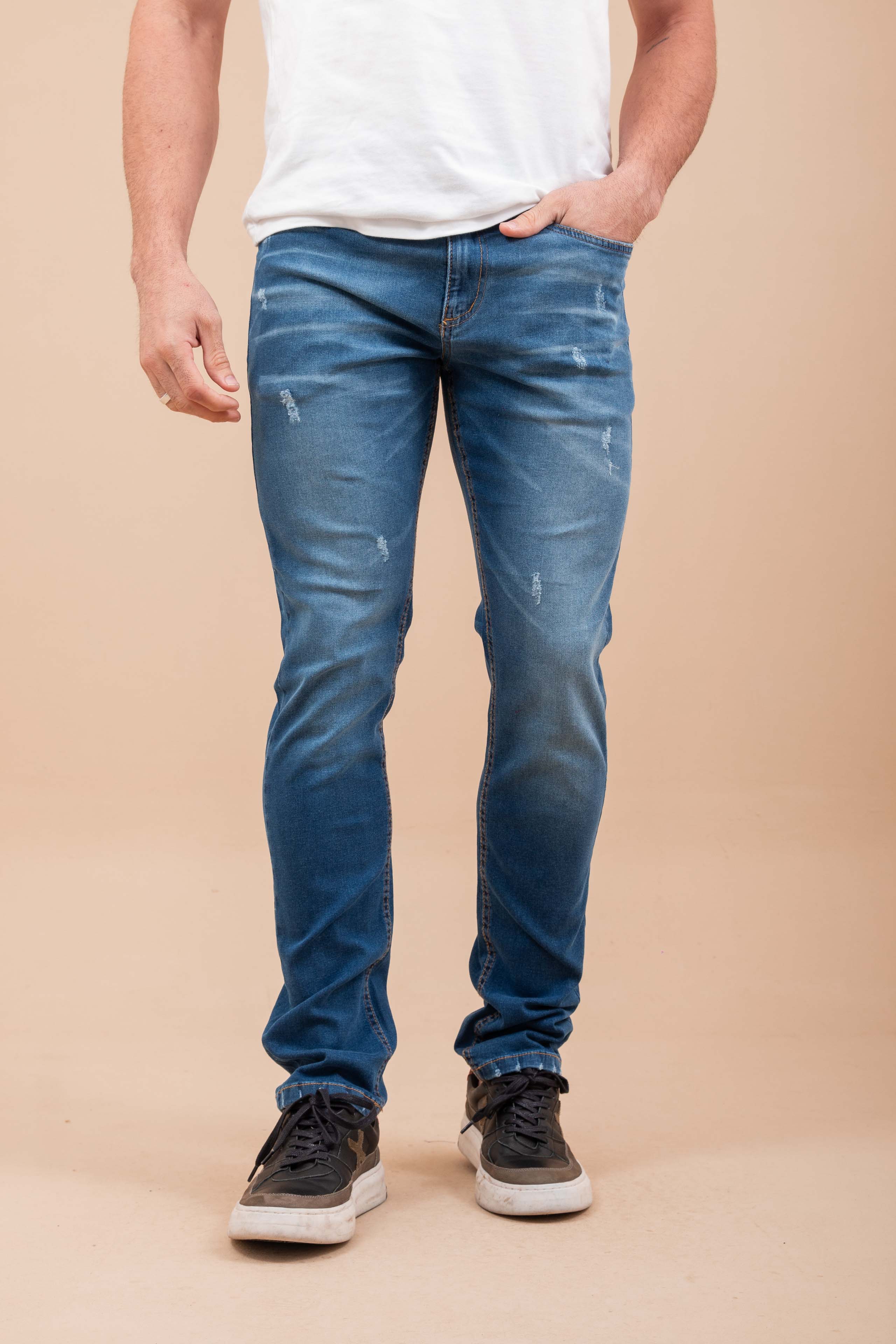 Calça Custom Slim Denim - 18194