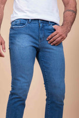 CALCA CUSTOM BORDADA DENIM 18274