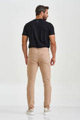 CALCA JEANS REGULAR STRETCH BORDADA 18288