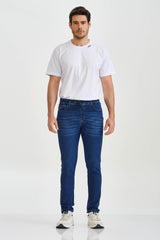 CALCA JEANS JOGGER STRETCH BORDADA 18294