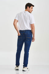 CALCA JEANS JOGGER STRETCH BORDADA 18294