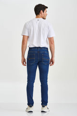 CALCA JEANS JOGGER STRETCH BORDADA 18294