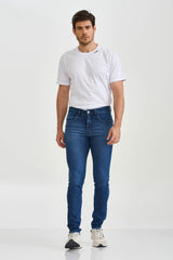 CALCA JEANS REGULAR STRETCH BORDADA 18296