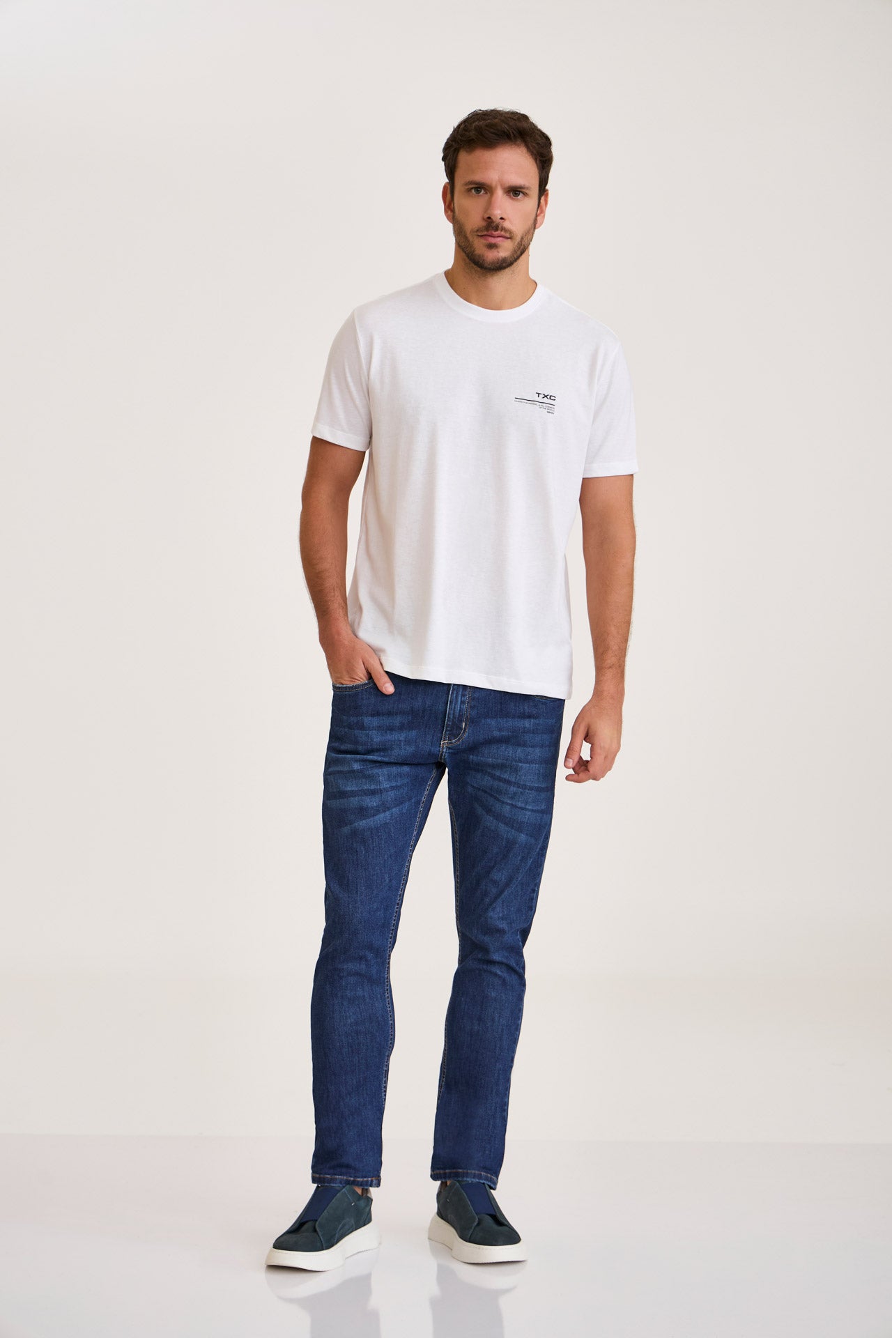 CALCA JEANS STRETCH SKINNY 18348 - TREK