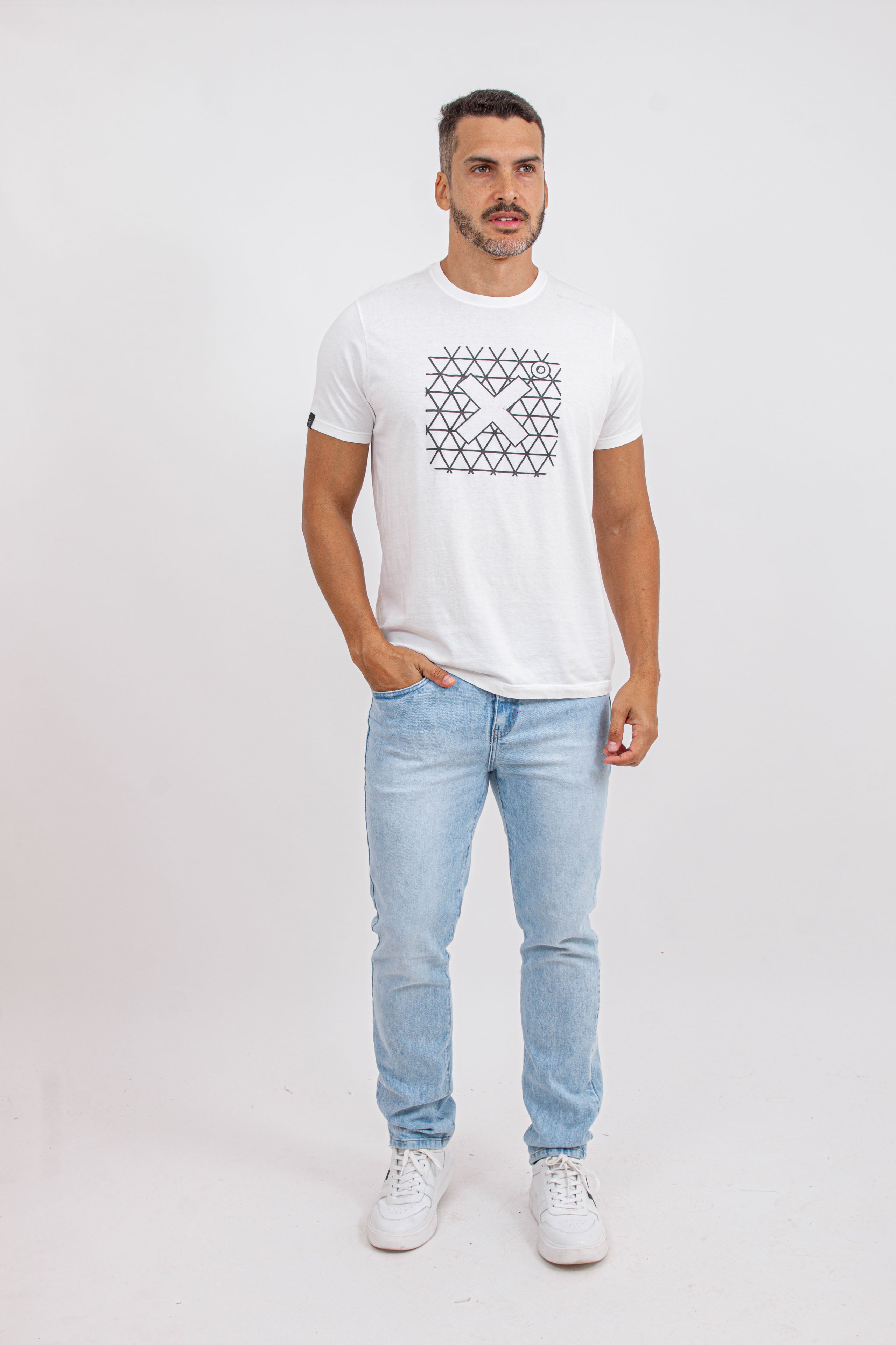 Camiseta TXC Masculina Off White - 191145