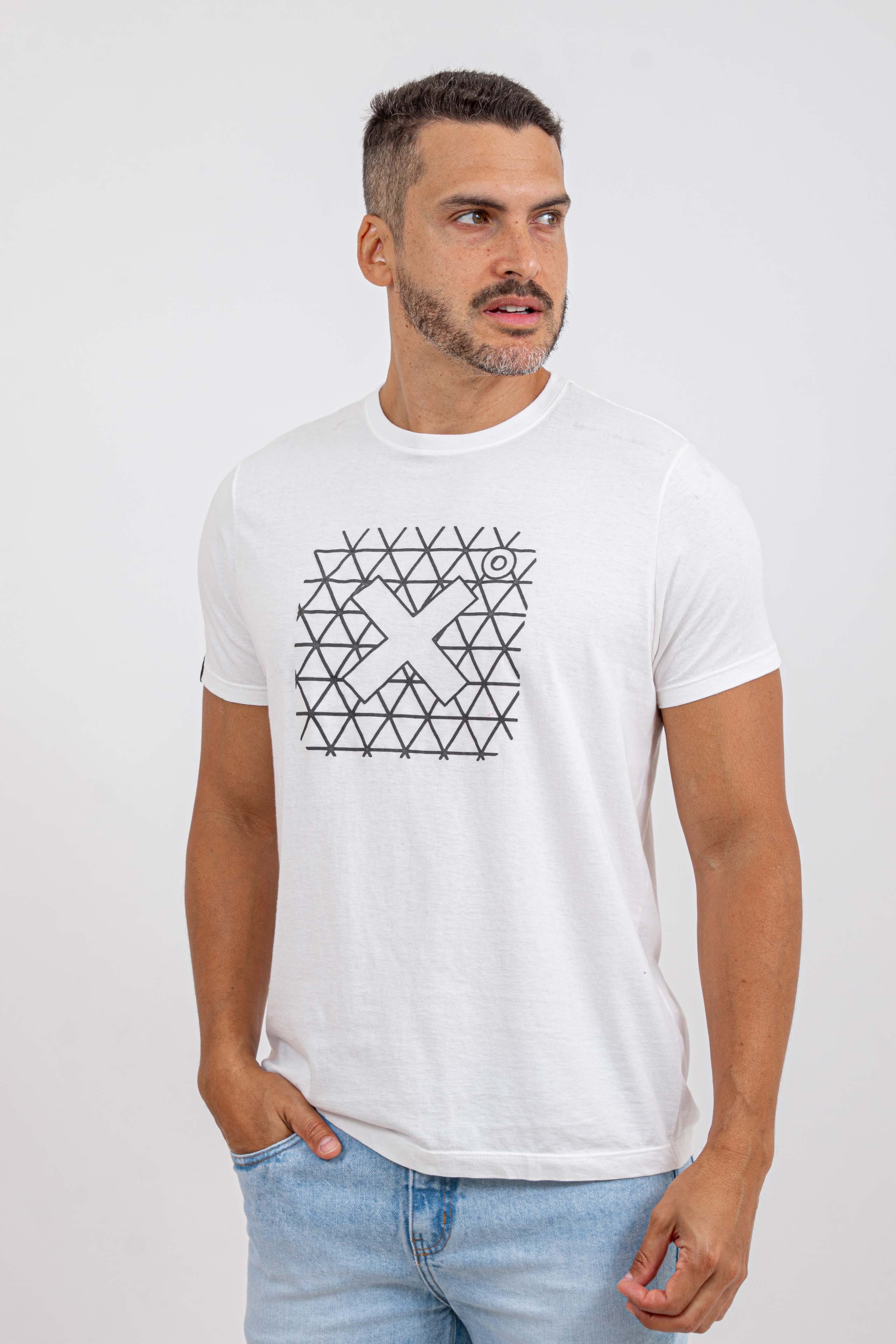 Camiseta TXC Masculina Off White - 191145