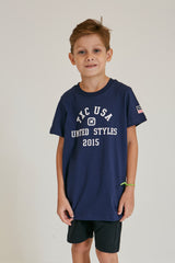 Camiseta Infantil Custom MC Estampada 191487i