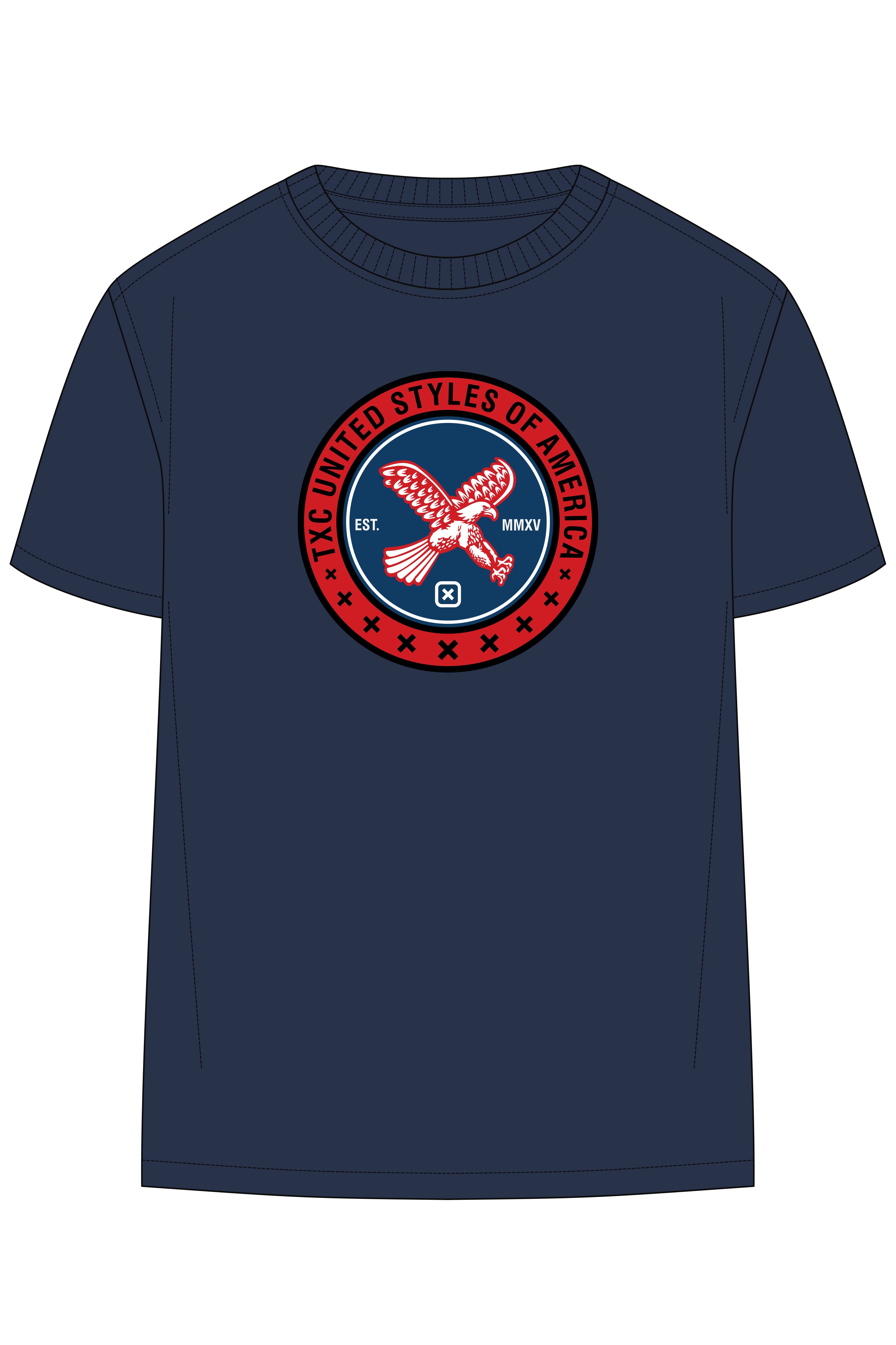 CAMISETA CUSTOM REGULAR MC BORDADO 191610i