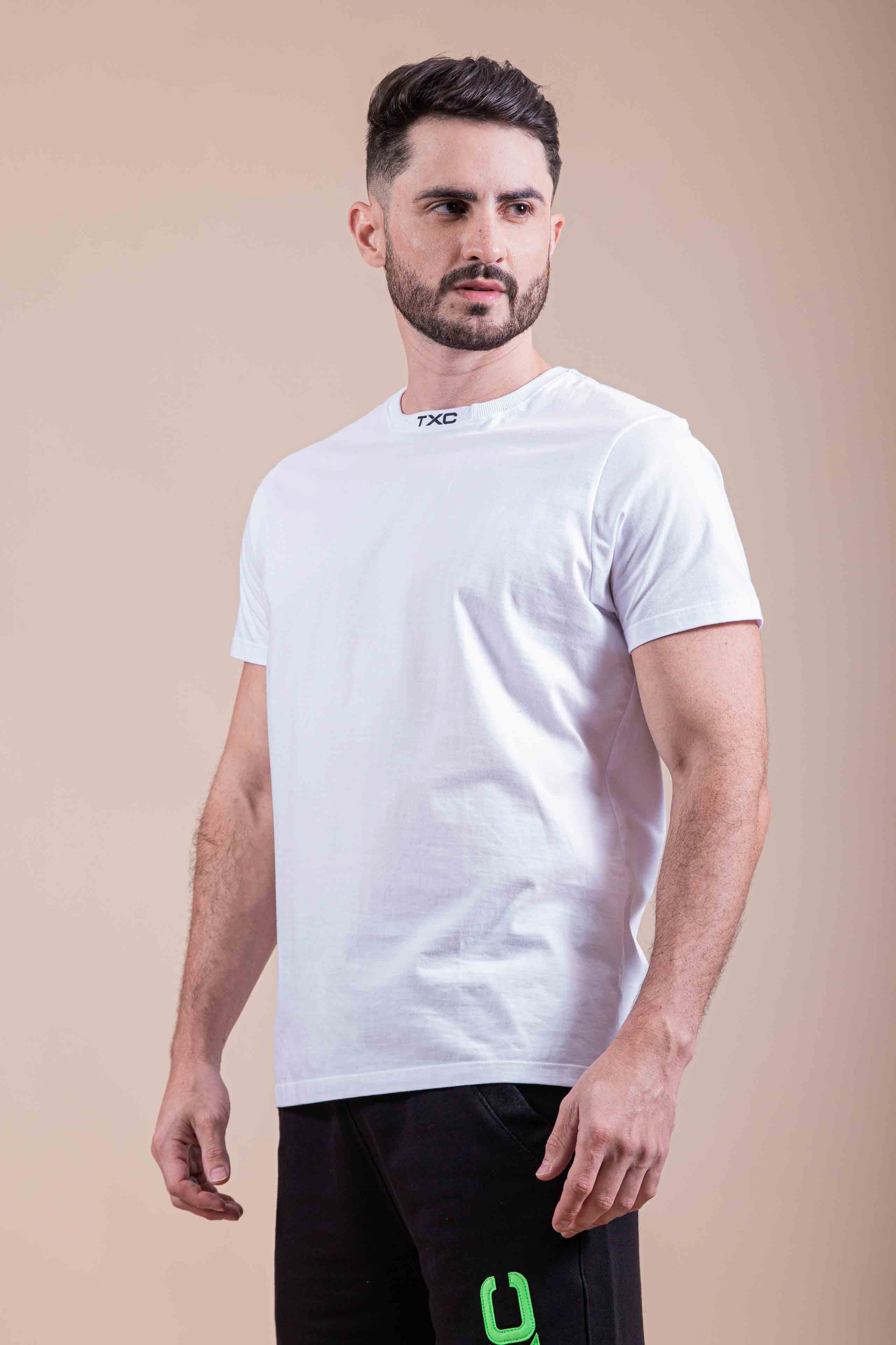 CAMISETA REGULAR MEIA MALHA PENTEADA ESTAMPADA 191627