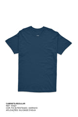 CAMISETA REGULAR MEIA MALHA PENTEADA ESTAMPADA 191627