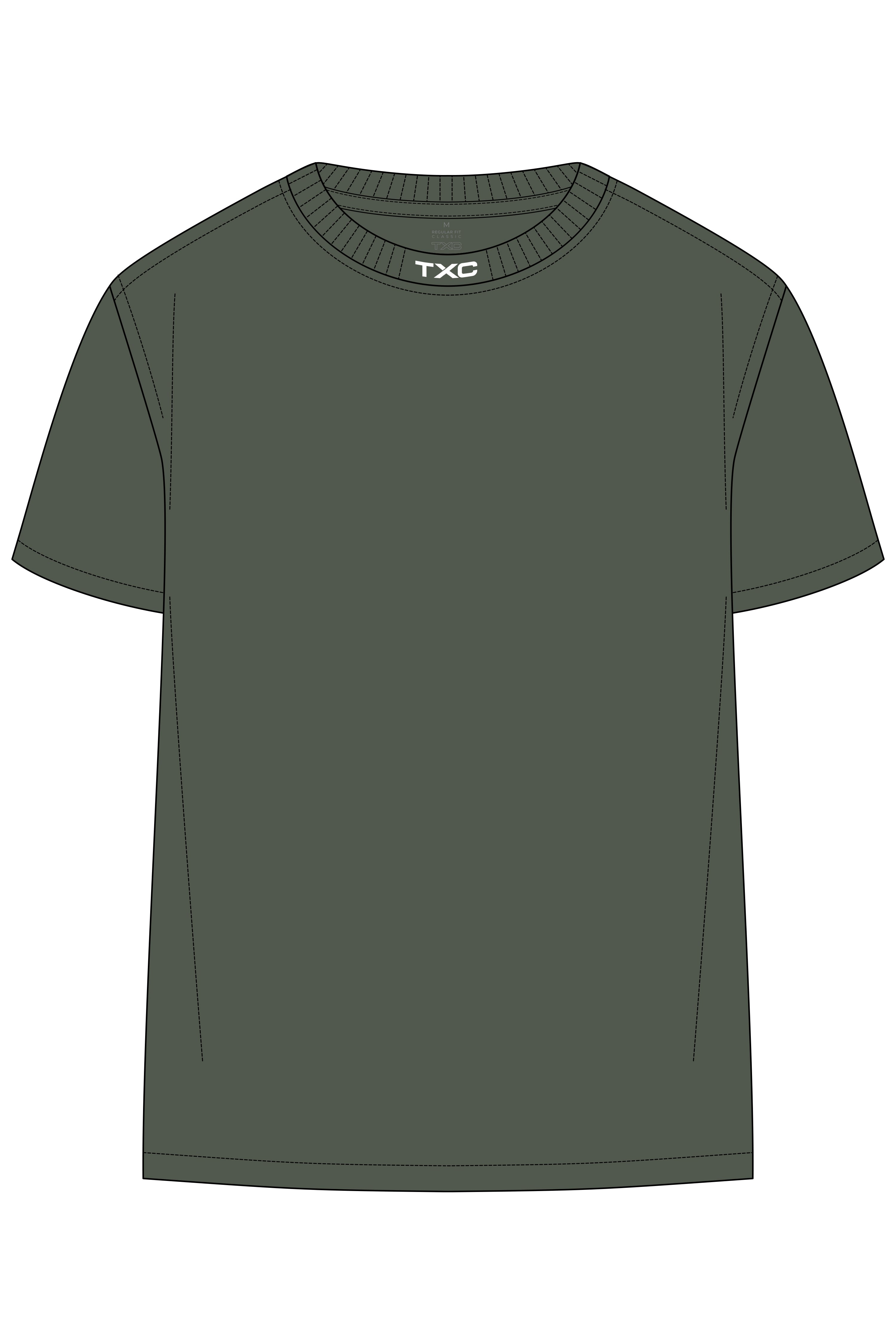 CAMISETA REGULAR FIO 30 PENTEADA 191627i