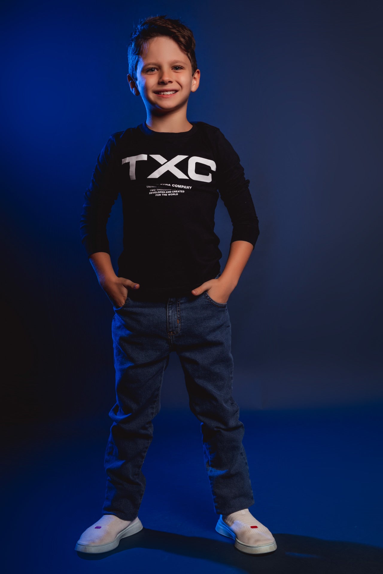 CAMISETA CUSTOM REGULAR ML ESTAMPADA 191644i INFANTIL