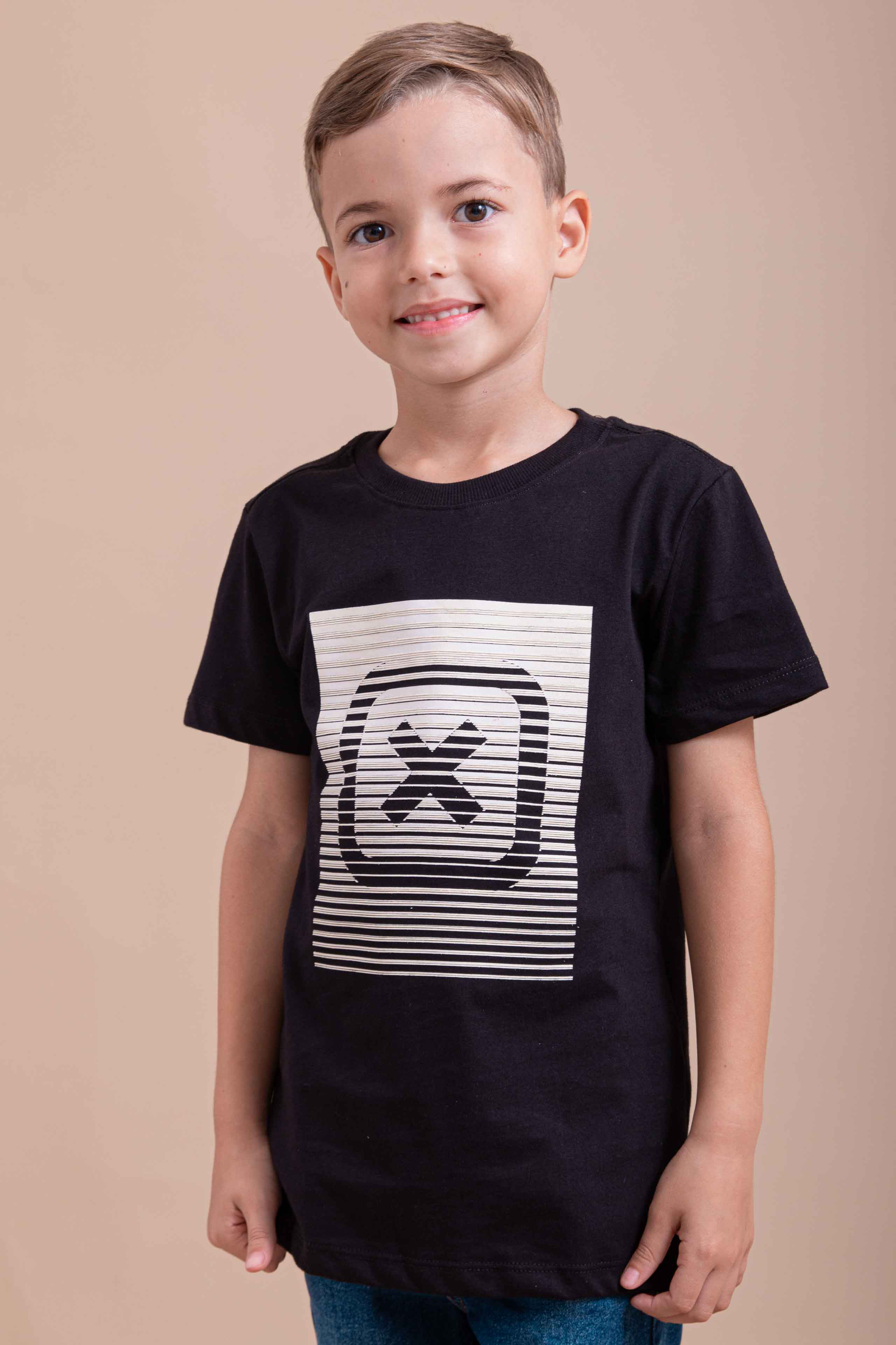 Camiseta Infantil Custom MC Estampada 191883i