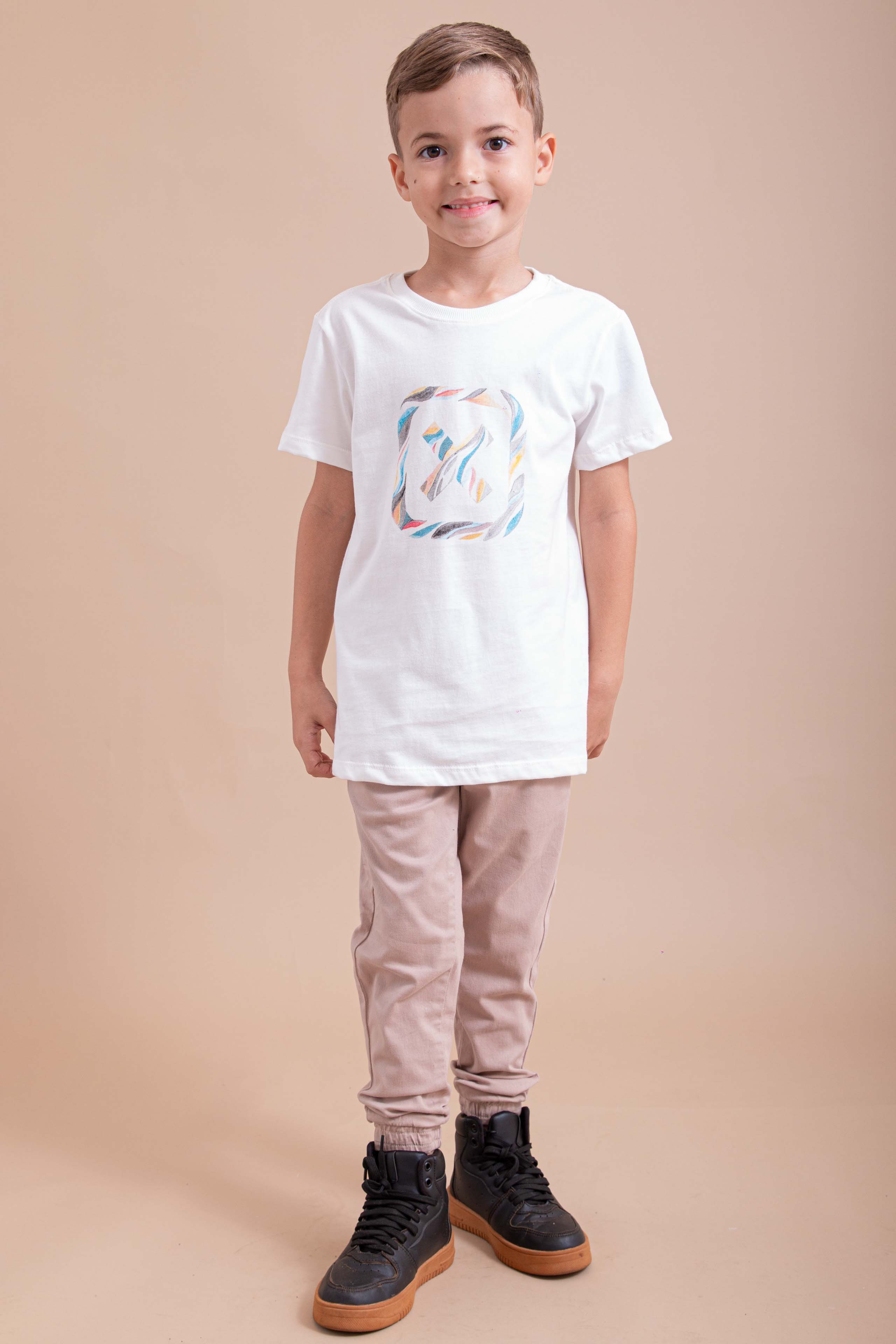 Camiseta Infantil Custom MC Estampada 191884i