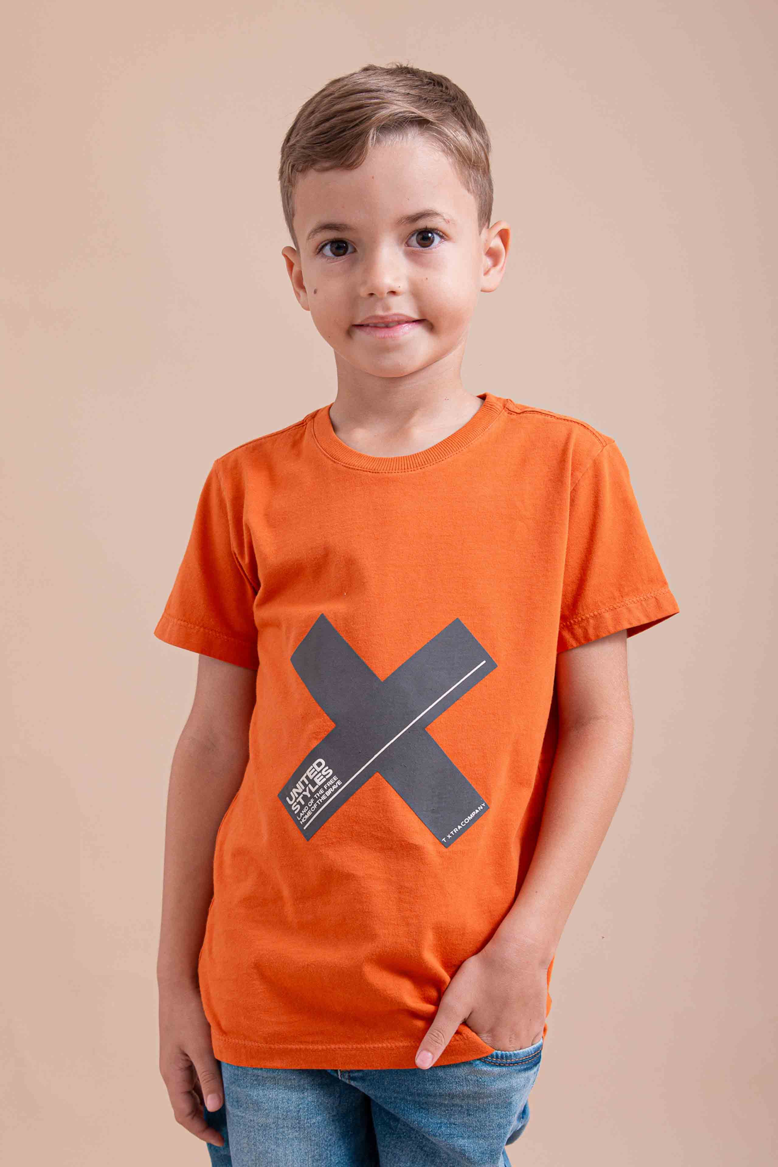 CAMISETA CUSTOM MC ESTAMPADA 191889i INFANTIL
