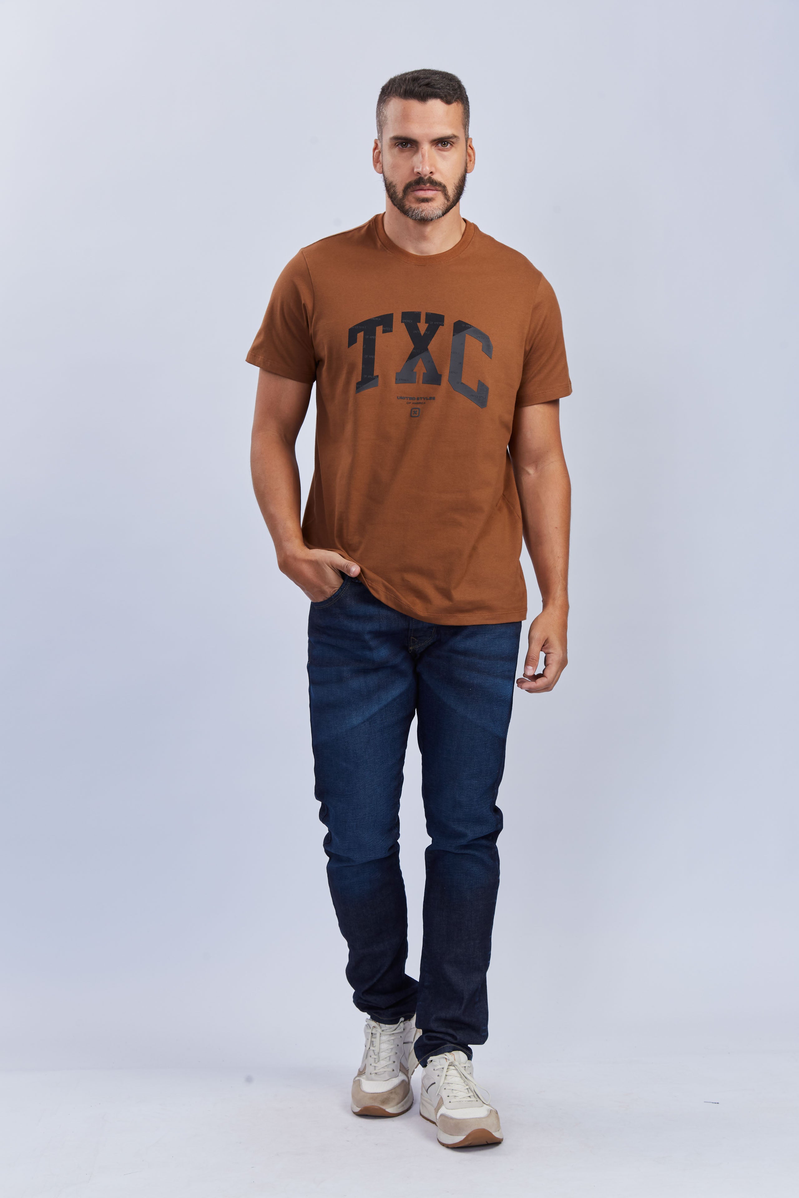 Camiseta Masculina TXC Em College |  191891