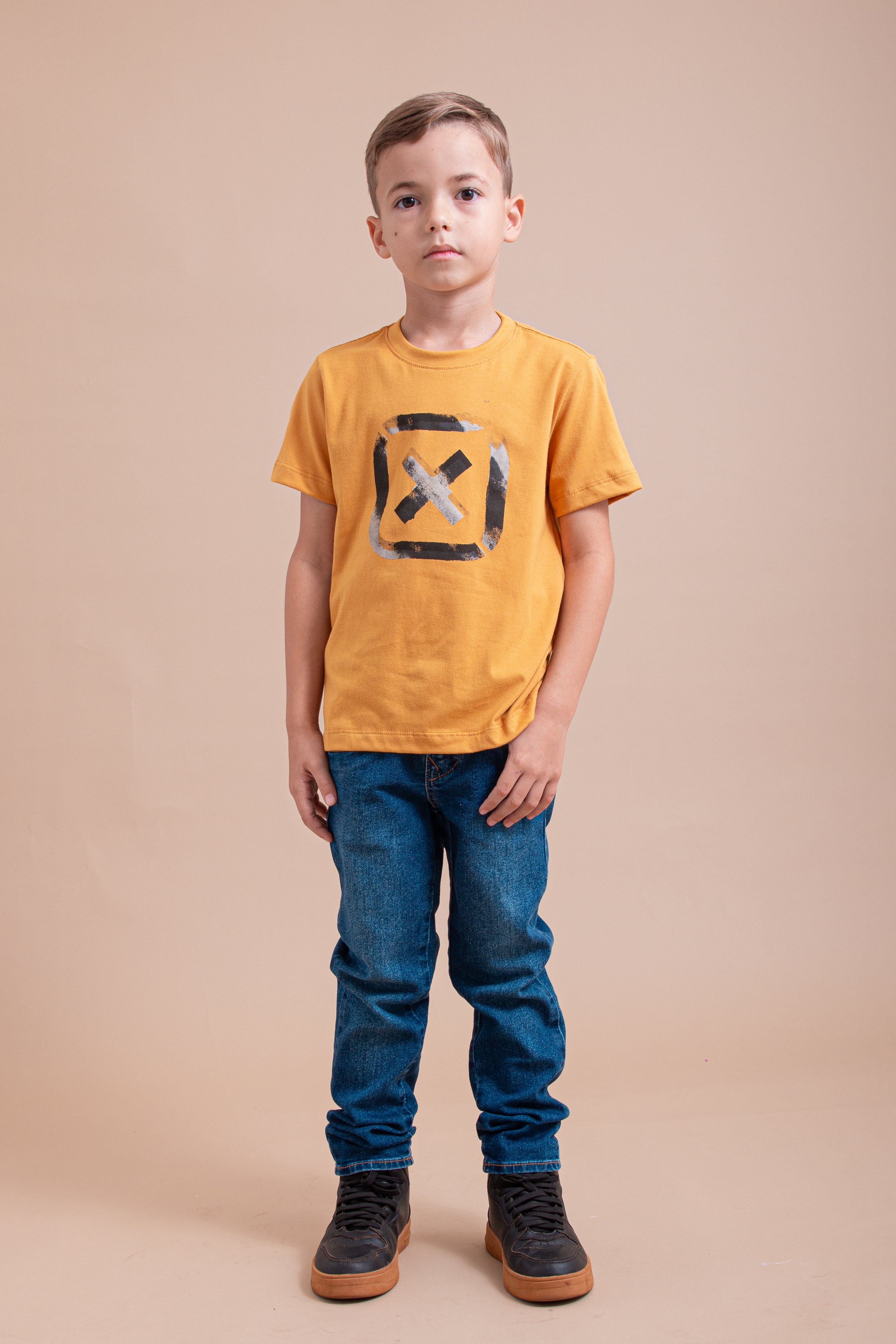 CAMISETA CUSTOM MC ESTAMPADA 191927i INFANTIL