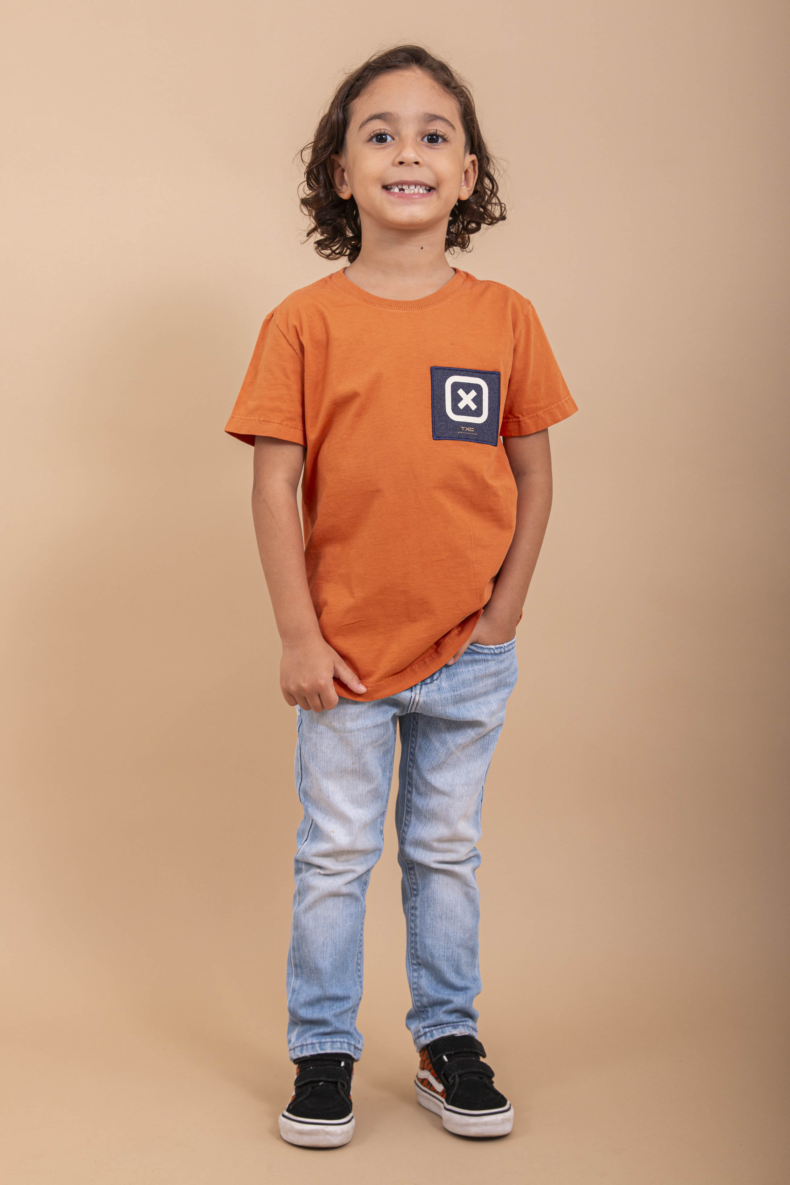 Camiseta Infantil Custom Aplicada - 191979i