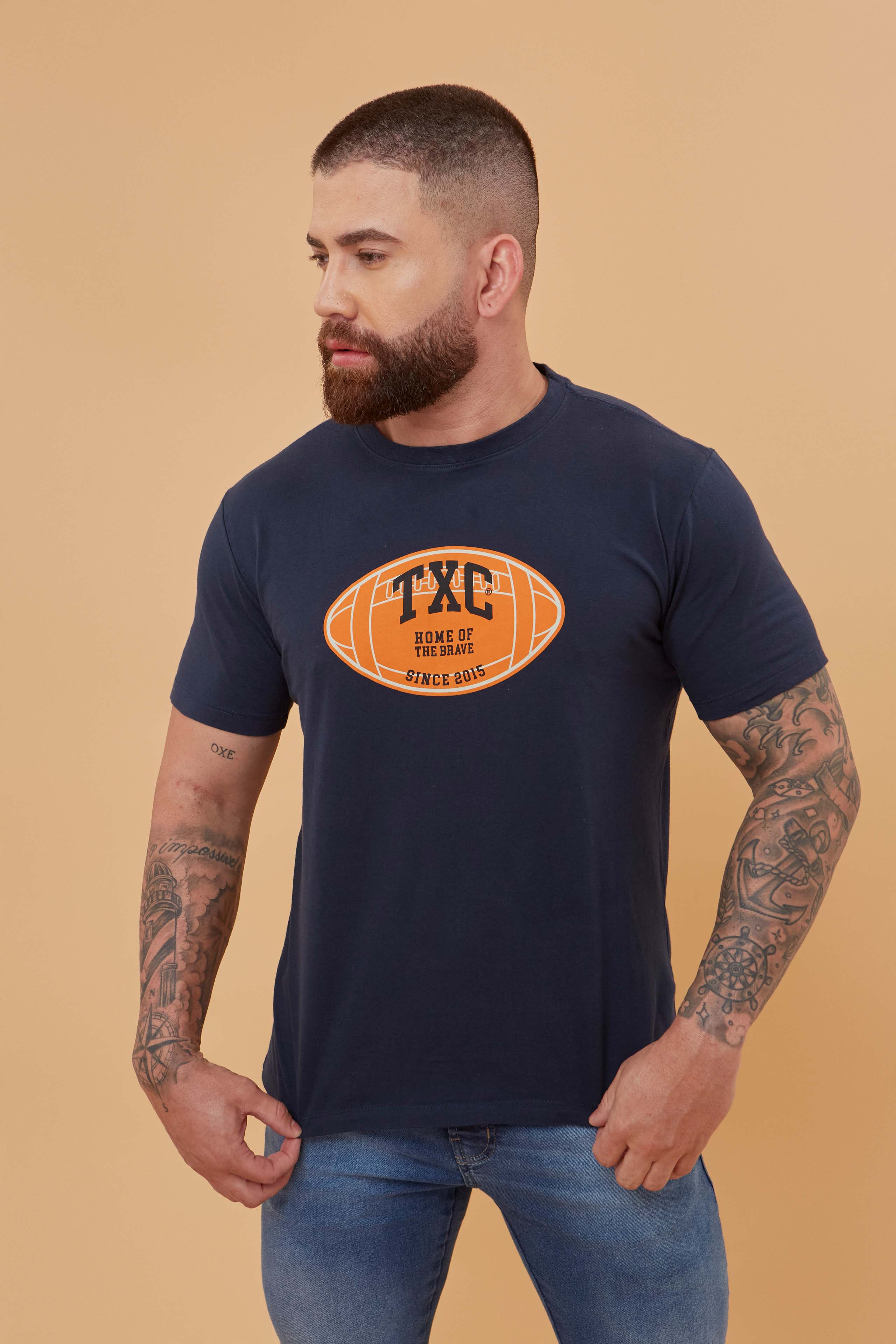 CAMISETA CUSTOM REGULAR ESTAMPADA 192096