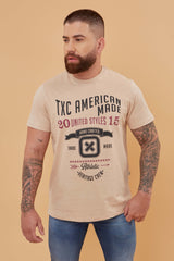 CAMISETA CUSTOM REGULAR ESTAMPADA 192113