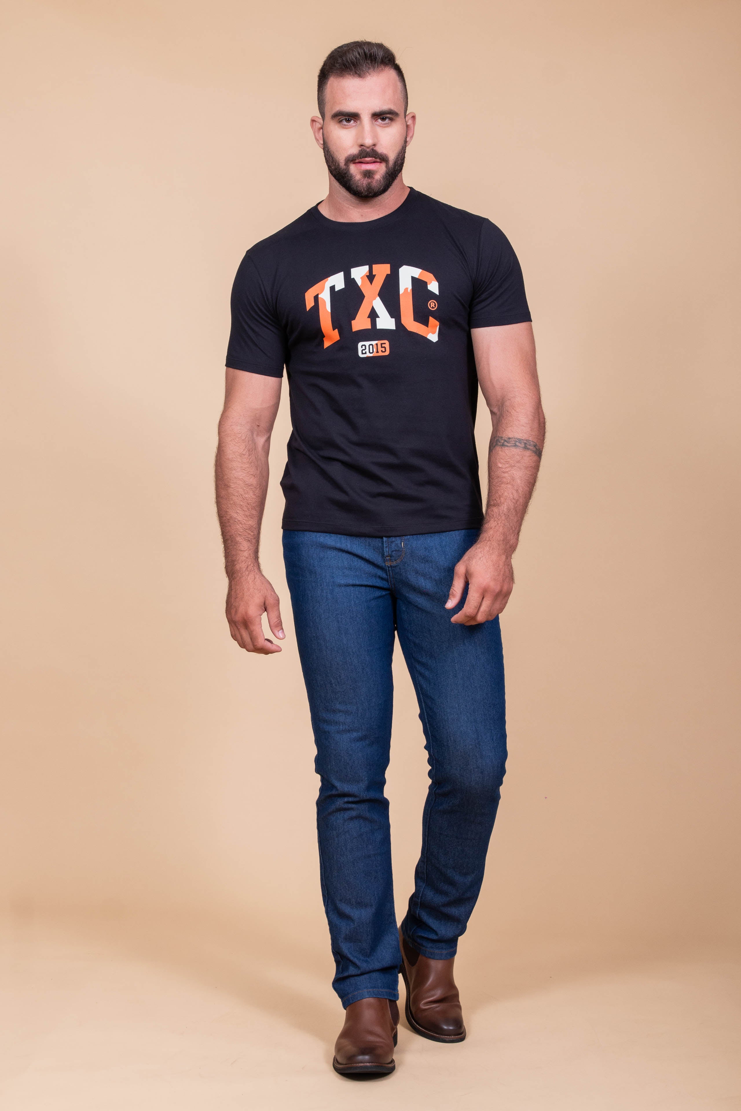 CAMISETA REGULAR CUSTOM ESTAMPADA 192182