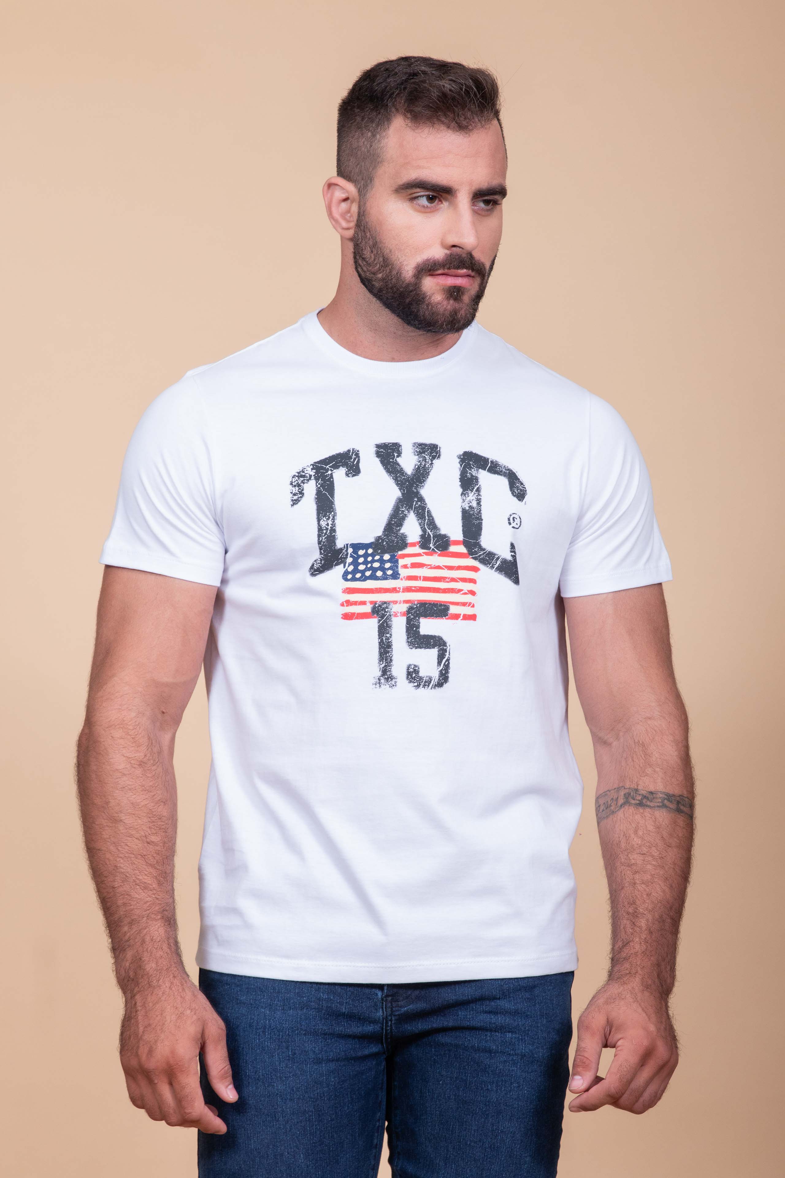 CAMISETA REGULAR CUSTOM ESTAMPADA 192204