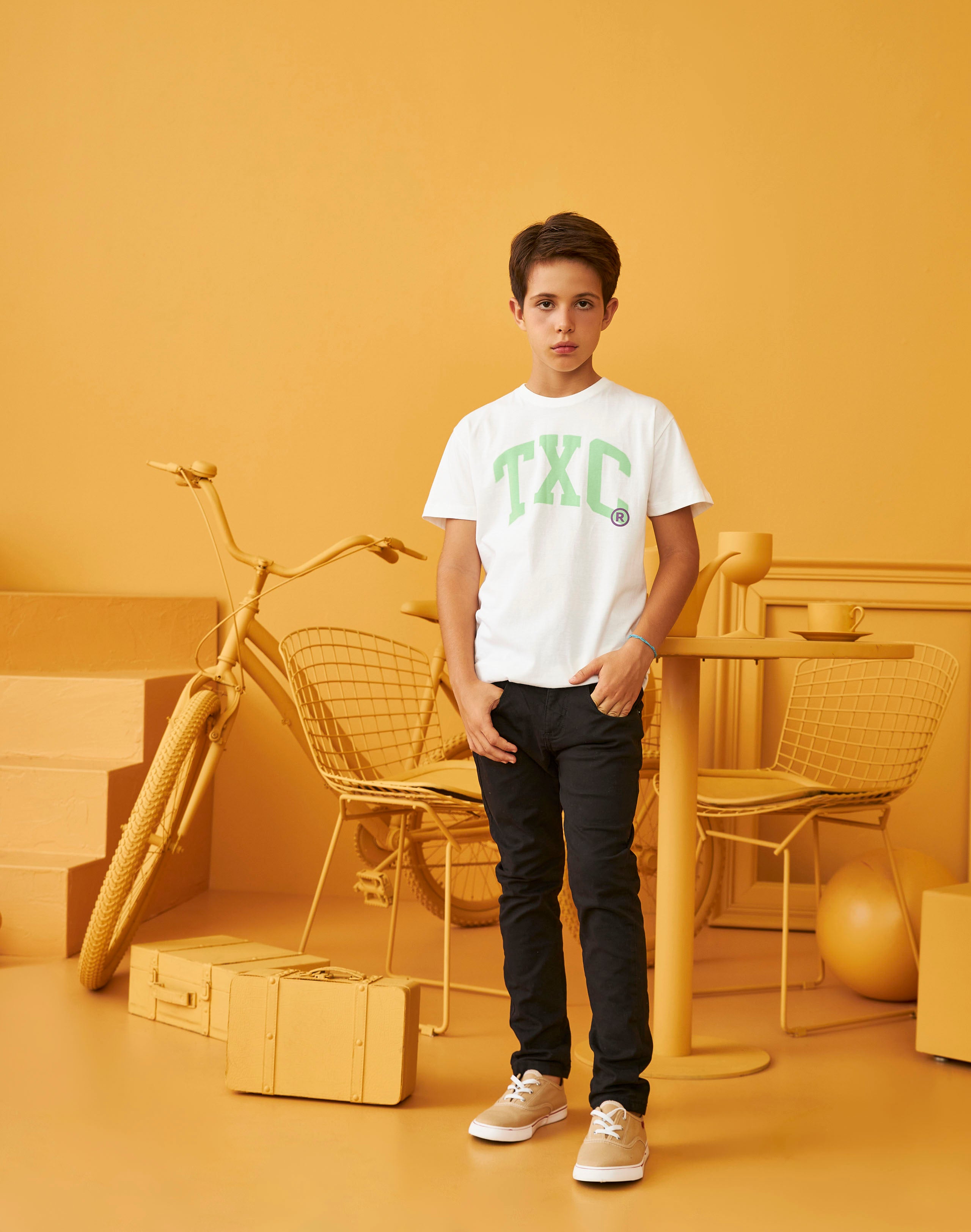 CAMISETA RUGULAR CUSTOM ESTAMPADA 192205i INFANTIL