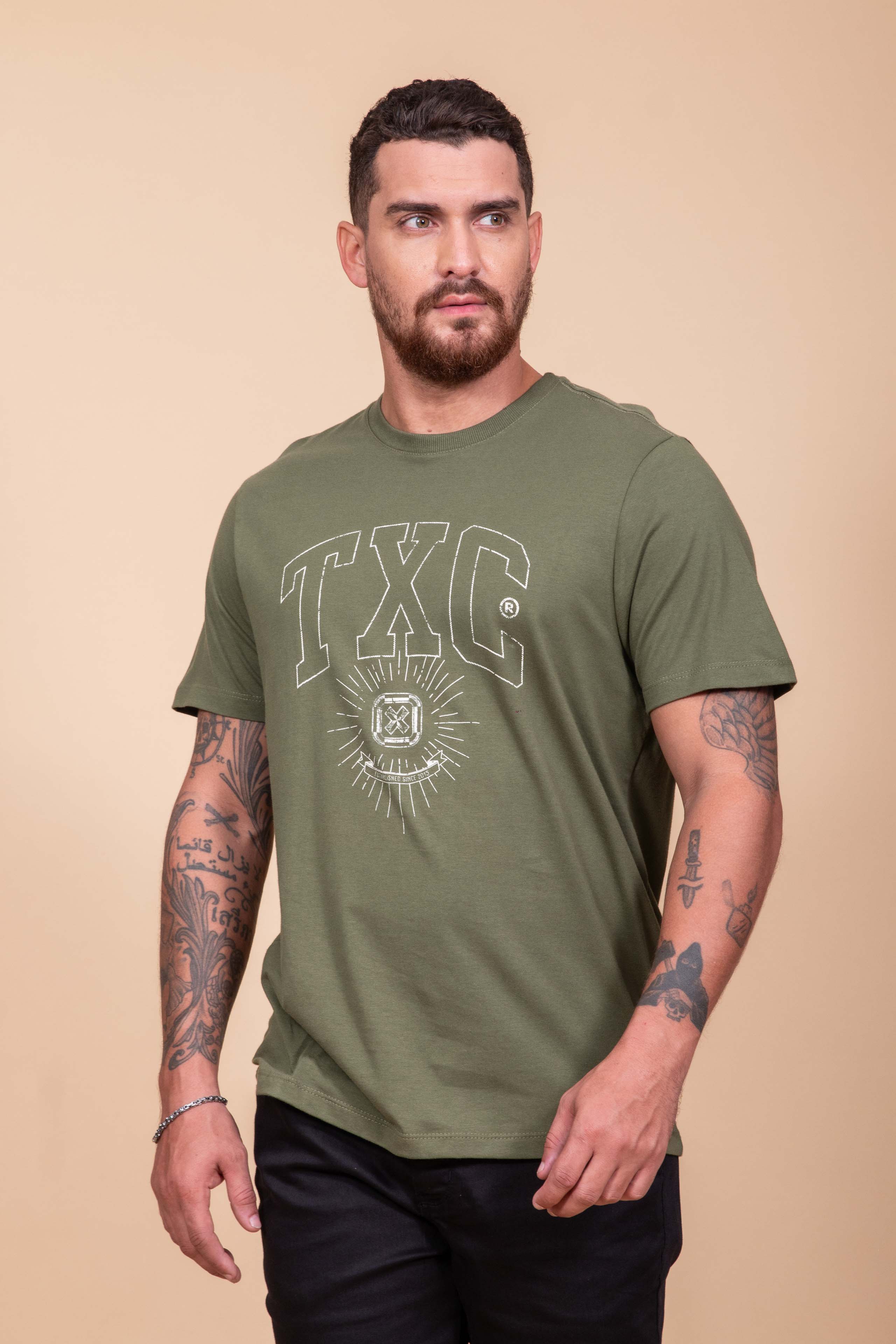 CAMISETA REGULAR CLASSIC ESTAMPADA 192237