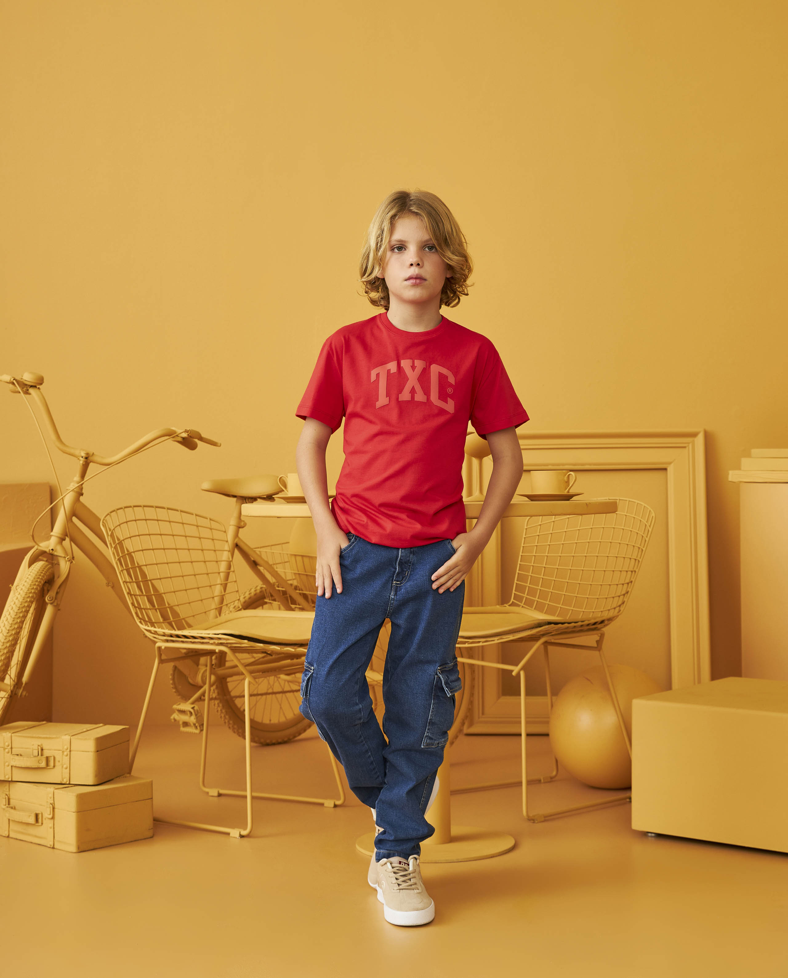 CAMISETA REGULAR CUSTOM ESTAMPADA 192243i INFANTIL